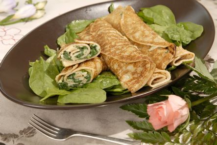Spinach & Cheese Pancakes