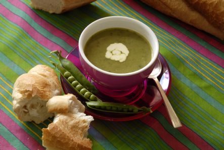 Recipe – Hint of mint pea soup