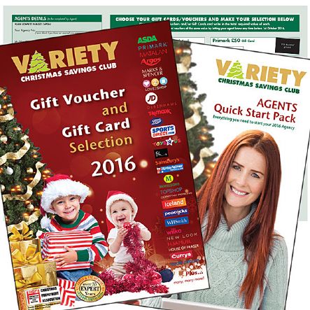 Gift card and voucher orders for Christmas 2016